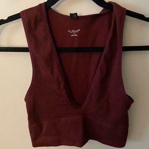 Out From Under Hailey Seamless Plunge Bra Top